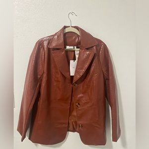 Leather Blazer